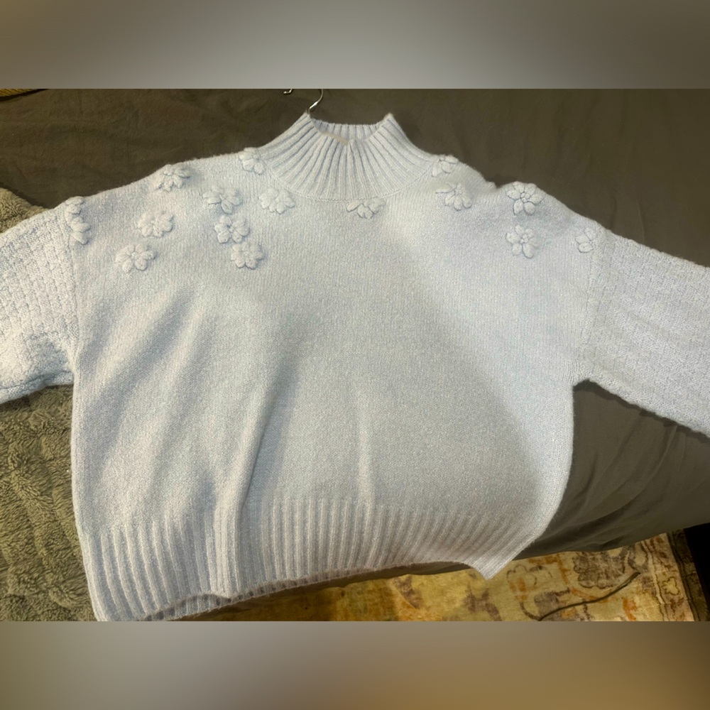 Light blue sweater